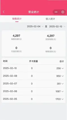 云上铺服装店管理软件预览图