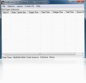 FireBurner CD刻录软件预览图