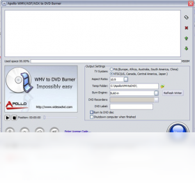 Apollo WMV/ASF/ASX to DVD Burner����Ԥ��