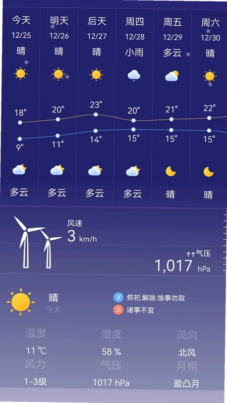 24小时天气预报免费版预览图