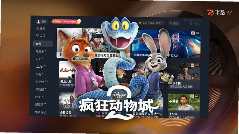 华数TV软件预览图