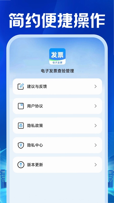 电子发票查验管理预览图