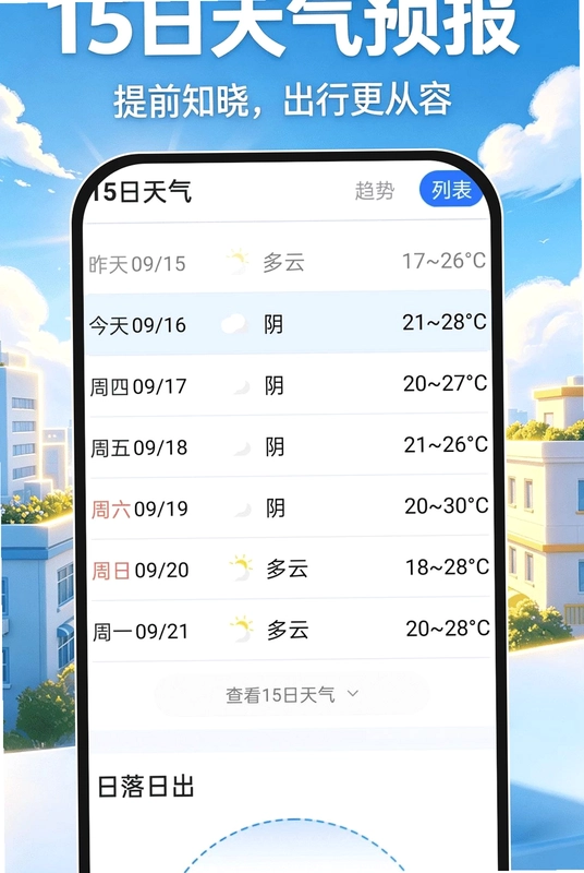 本地天气预报知预览图