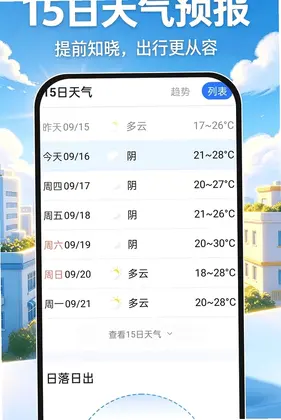 本地天气预报知预览图
