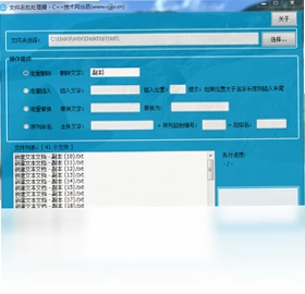 完美文件名批处理器软件预览图