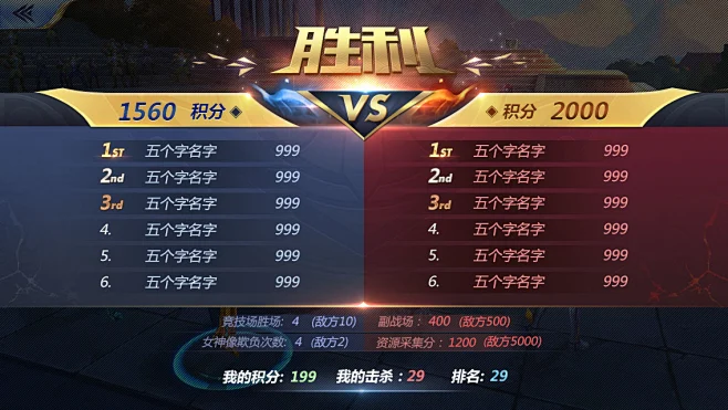 九格生死战手游胜利结算画面