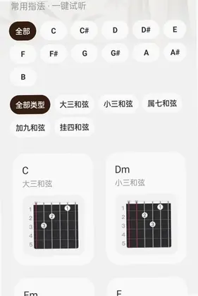 吉他电子调音器预览图