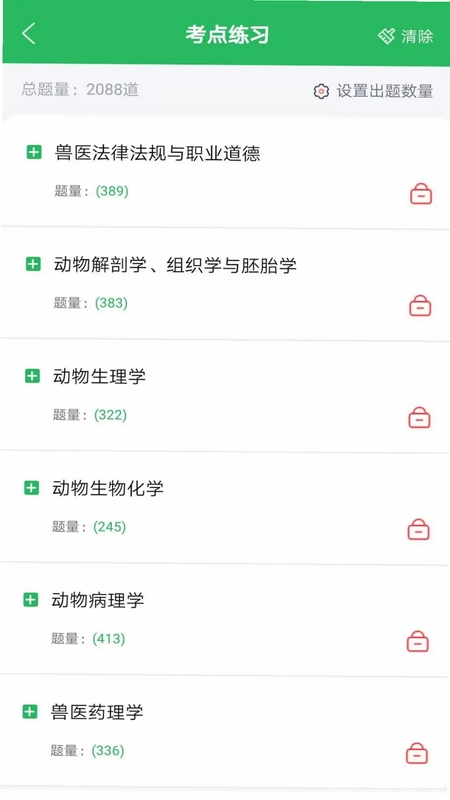 兽医资格考试题库官方版预览图