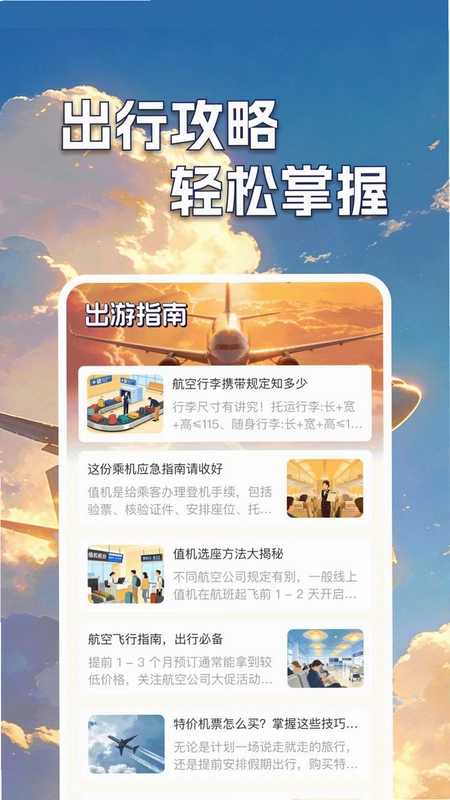 低价机票班次查预览图