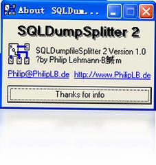 SQLDumpSplitterSQL�ļ��ָ���Ԥ��ͼ