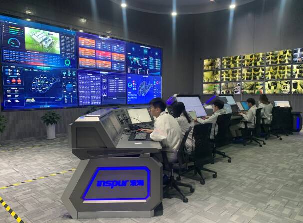 数字济南网络安全监控中心工作场景