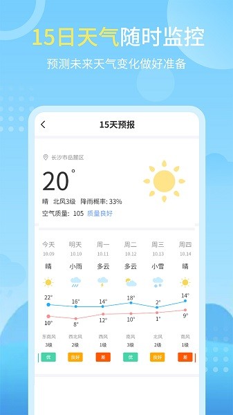 天气实况预报预览图