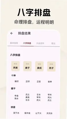 奇门八字排盘预览图