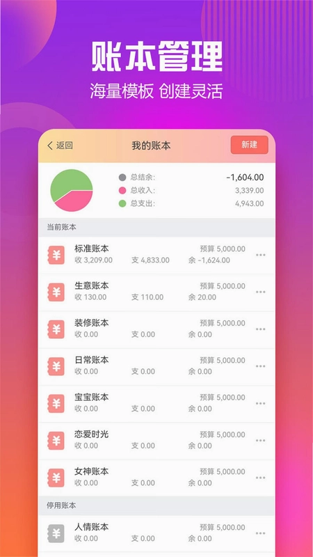 随心记账预览图
