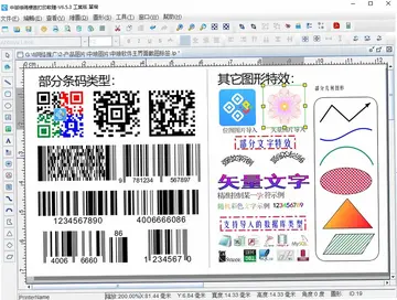 中琅条码标签打印软件预览图