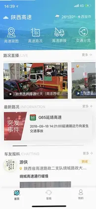 陕西高速预览图