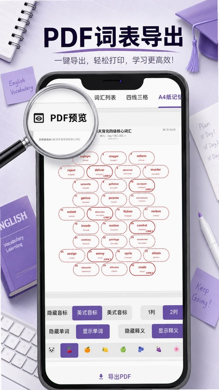 咔咔背单词预览图