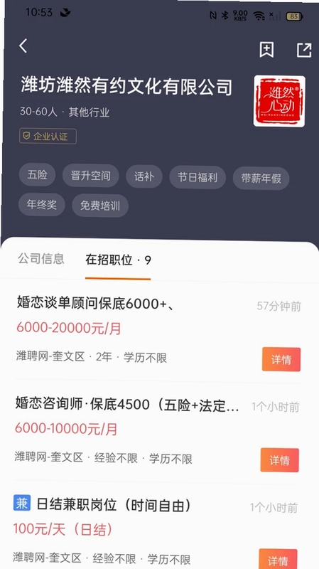 潍聘网预览图