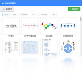 迅捷流程图界面预览
