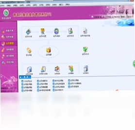 管家乐美容美发连锁系统软件预览图