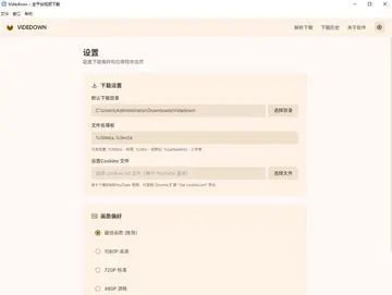 Videdown(跨平台视频下载工具)预览图