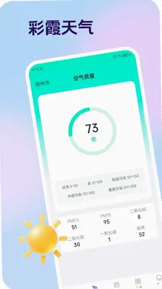 彩霞天气预览图