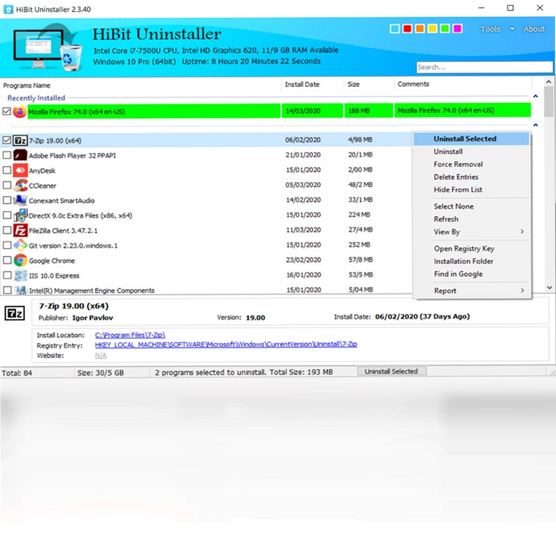 HiBit UninstallerԤ��ͼ