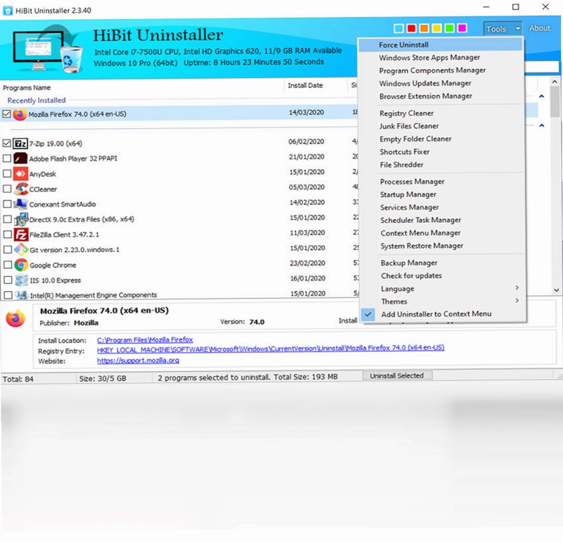 HiBit UninstallerԤ��ͼ