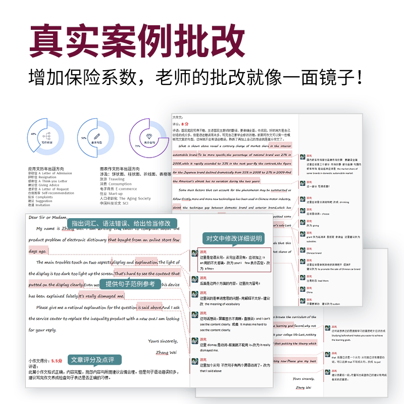 英语作文批改类型选择示意图