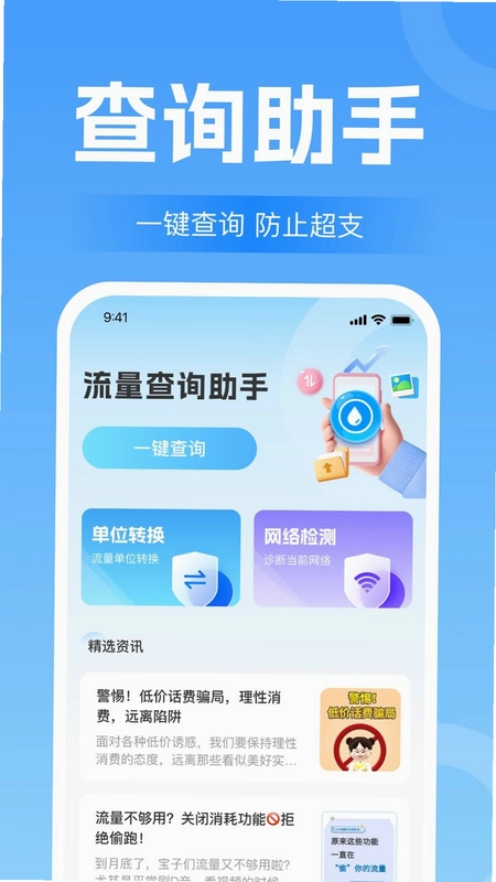 流量话费联动查询预览图