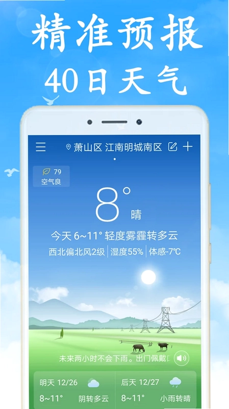 无广告天气预报预览图