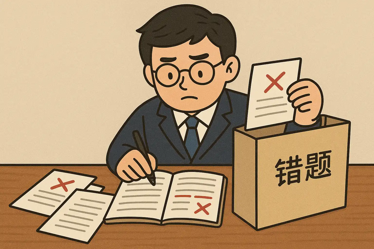 公务员刷题错题复盘与提分记录方法