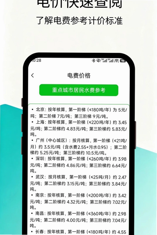 水电费极简计算助手预览图
