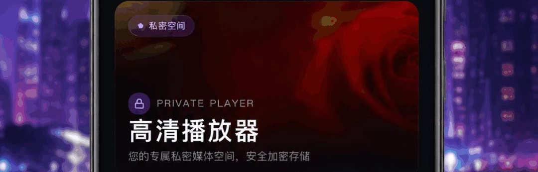 私密视频月色播放器界面