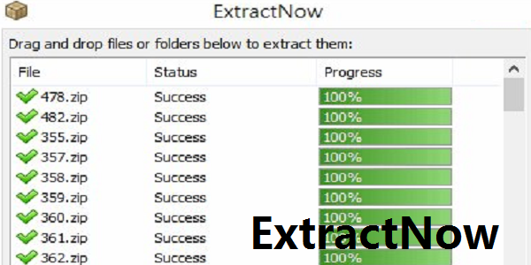 ExtractNow与同类解压工具对比