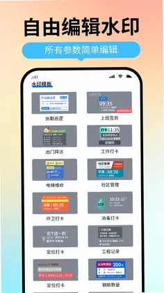 水印照相机定位预览图