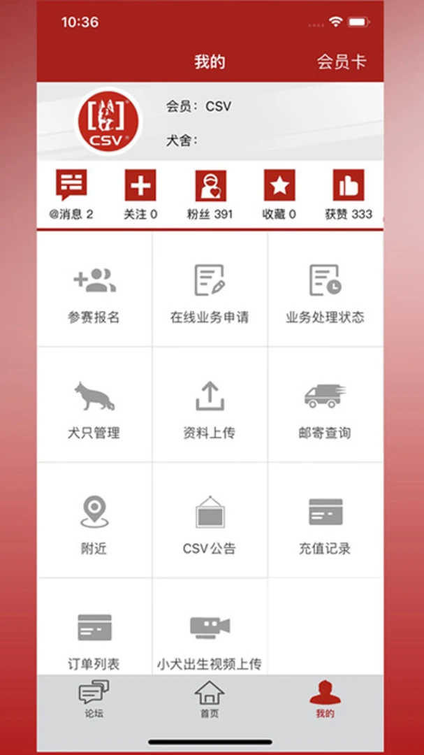 CSV德国牧羊犬