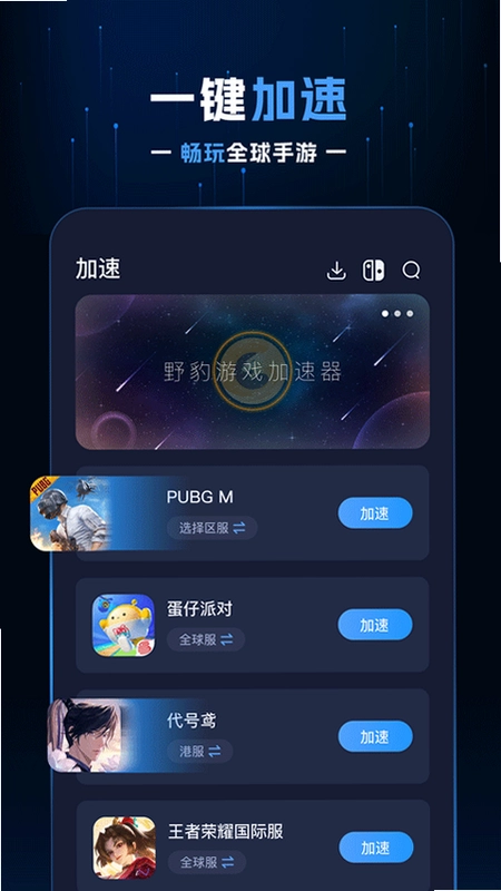 野豹游戏加速器预览图
