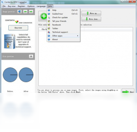 Contenta ARW Converter 界面预览