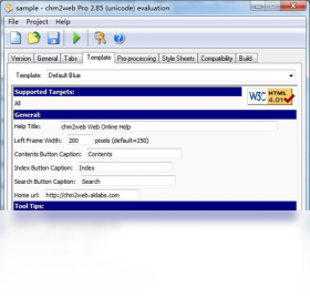 chm2web���������Ų�����ý���