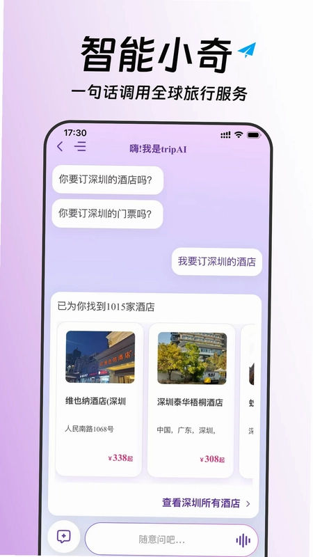 tripAI预览图