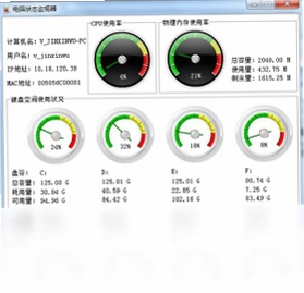 电脑状况监视器预览图