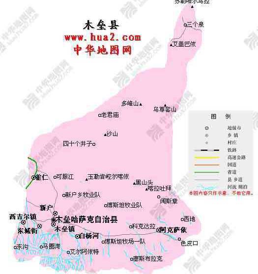 木垒好地方地理位置示意图