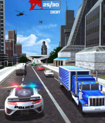 US?Police?Transform?Robot?Car?Cop?Eagle?Game警察鹰变形金刚大战截图1